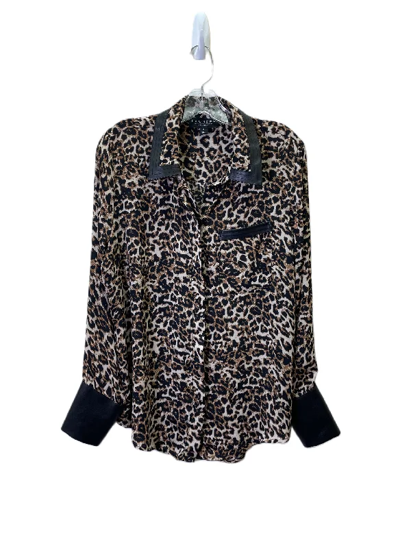 women's tops for those who refuse to compromise on styleTop Long Sleeve By Laundry In Animal Print, Size: M