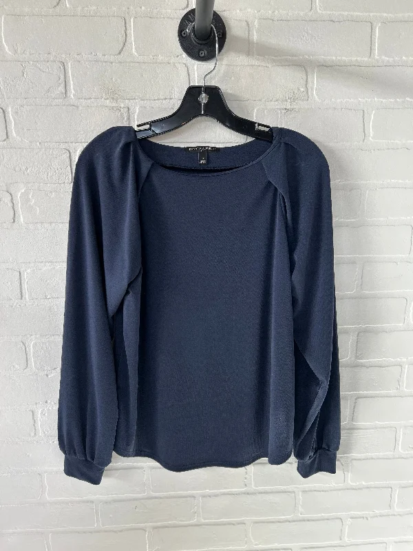 affordable women's topsTop Long Sleeve By Banana Republic In Blue, Size: S