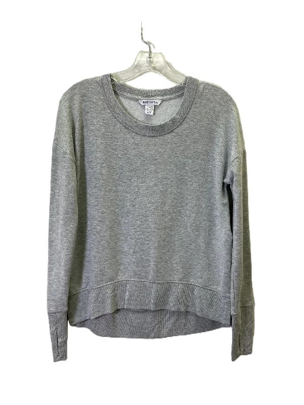 chic women's tops for everyday wearTop Long Sleeve By Athleta In Grey, Size: Xs