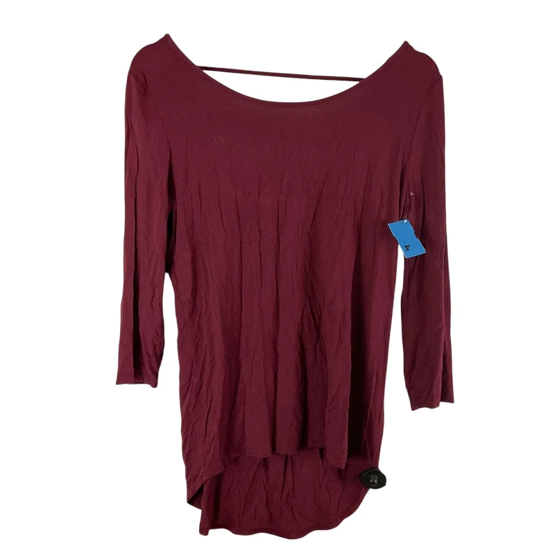 women's tops for date nightsTop Long Sleeve By Bke In Red, Size: S