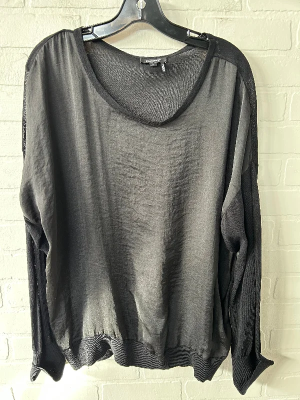 women's tops for those who want to wear pieces that are both comfortable and stylishTop Long Sleeve By Dkny In Black, Size: Xl