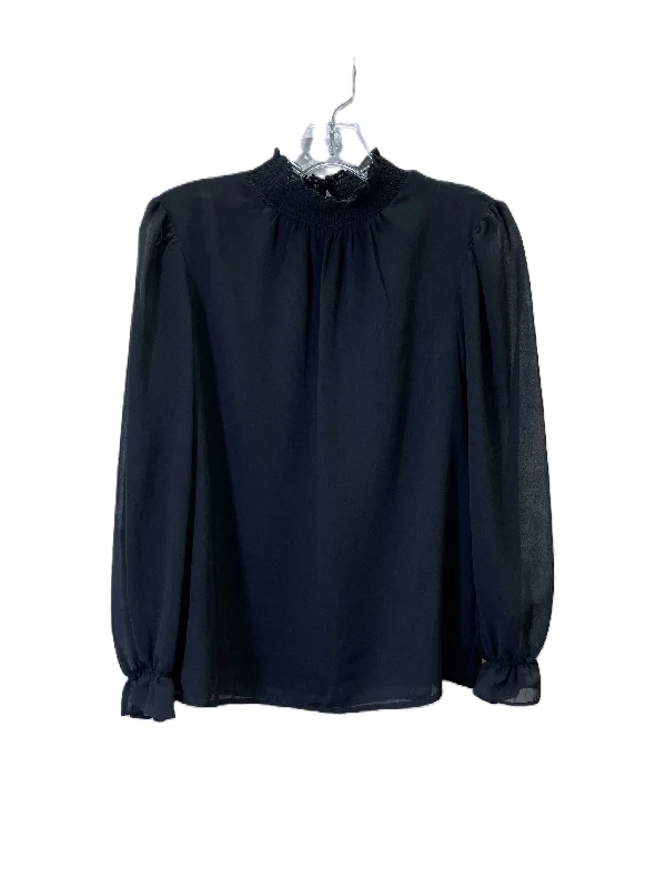 women's tops for those who love to dress up their casual looks with stylish topsTop Long Sleeve By 1.state In Black, Size: M