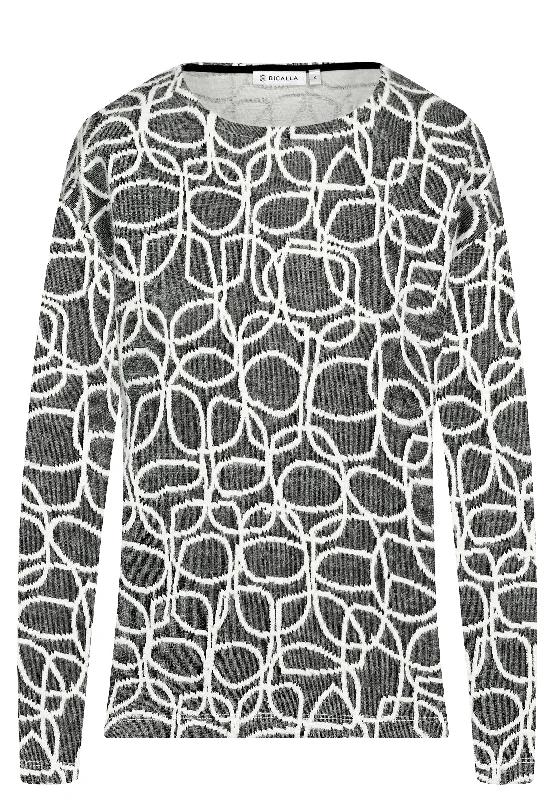 women's tops for those who seek both style and comfortSwirl Print Soft Touch Top