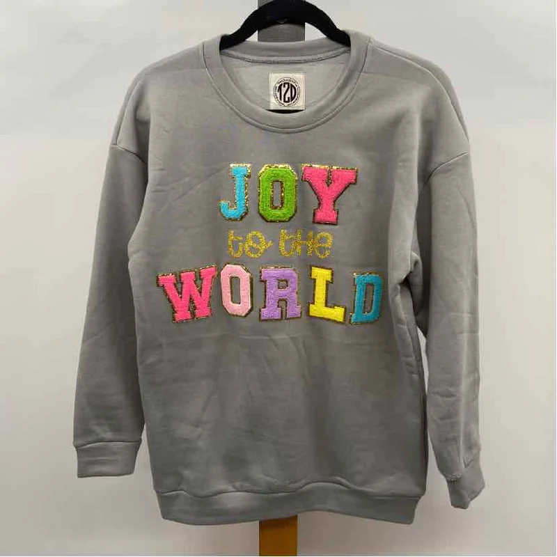 women's tops for summer festivalstees2urdoor Women's Size S Gray Holiday Sweatshirt