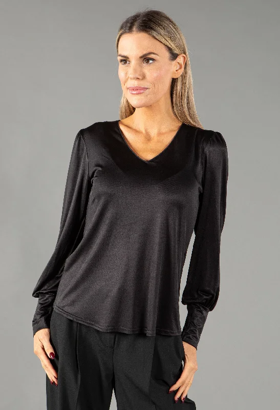 women's tops for those who want to stay cool and chic during warmer weatherV-Neck Wide Cuff Top