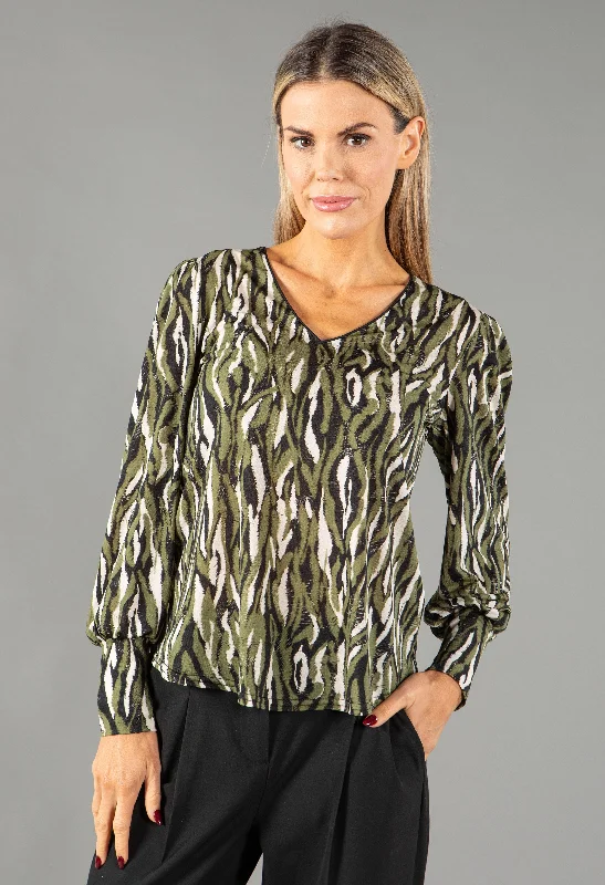 women's stylish topsAnimal Printed Top