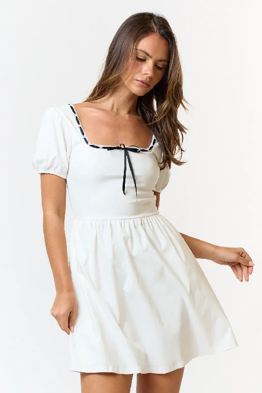 women's breathable dressesBronx Dress - White