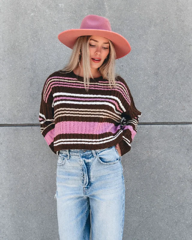 Velvet DressDaniella Multi Striped Sweater - FINAL SALE