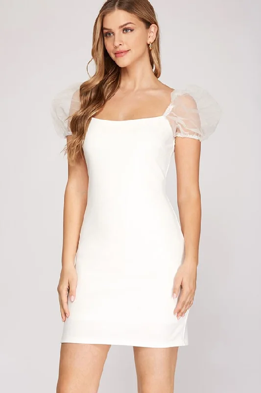 women's neon dressesHeaven Sent Dress - White