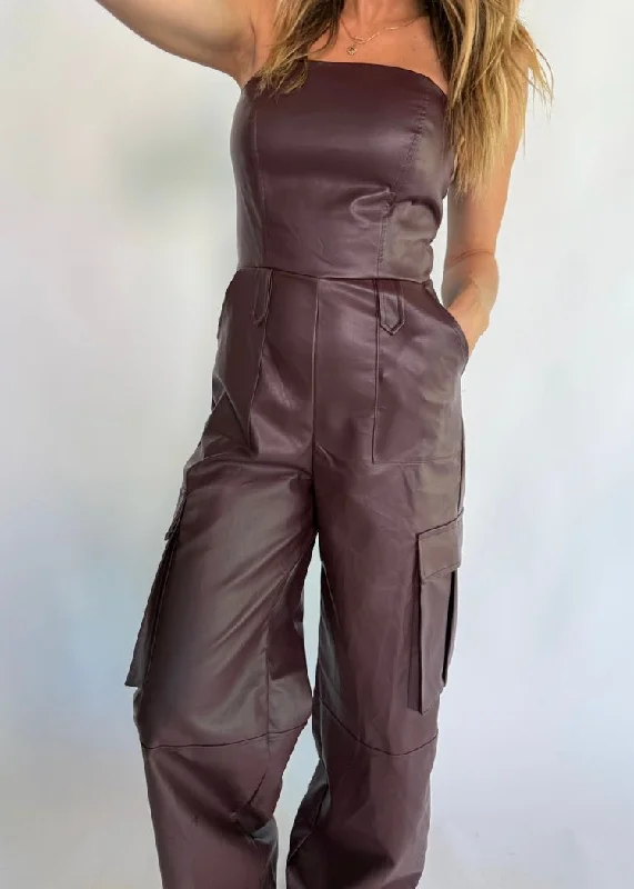 women's metallic dressesLOTTA LOVE JUMPSUIT