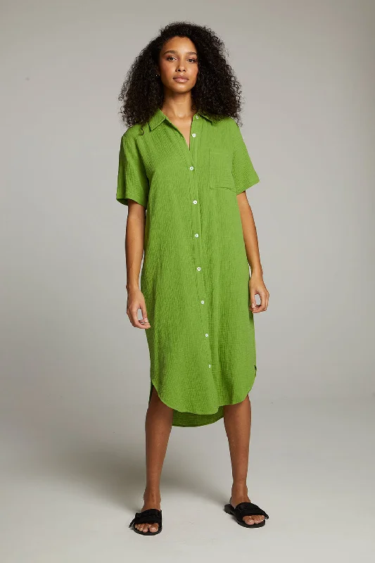 women's lace dressesSebastian Piquant Green Button Down