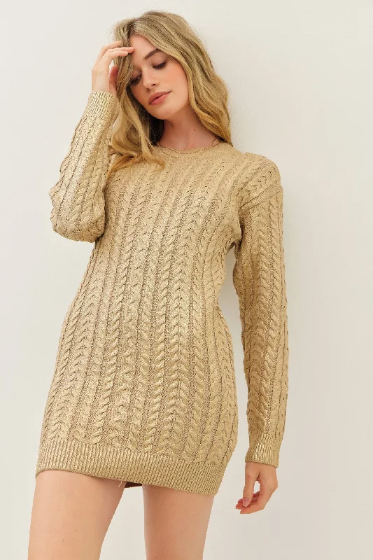 women's bodycon dressesShimmer Sweater Dress