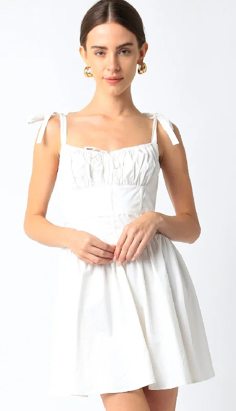 Crepe DressSummer Loving Dress - White