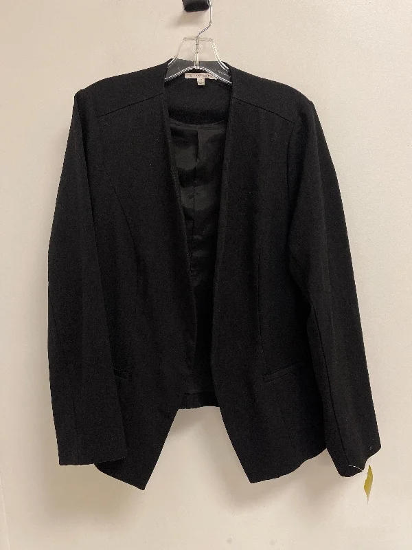 women's coats for cold weatherBlazer By 41 Hawthorn In Black, Size: 2x