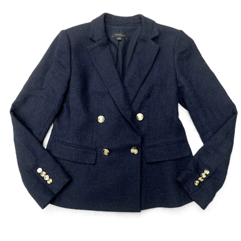 women's coats with oversized fitsBlazer By Ann Taylor In Navy, Size: Xs