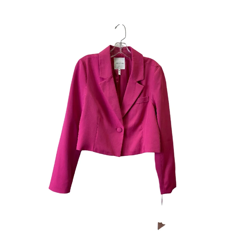 women's coats with sheer overlaysBlazer By Avec Les Filles In Pink, Size:L