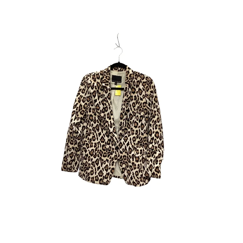 parkas for womenBlazer By Banana Republic In Animal Print, Size: 2