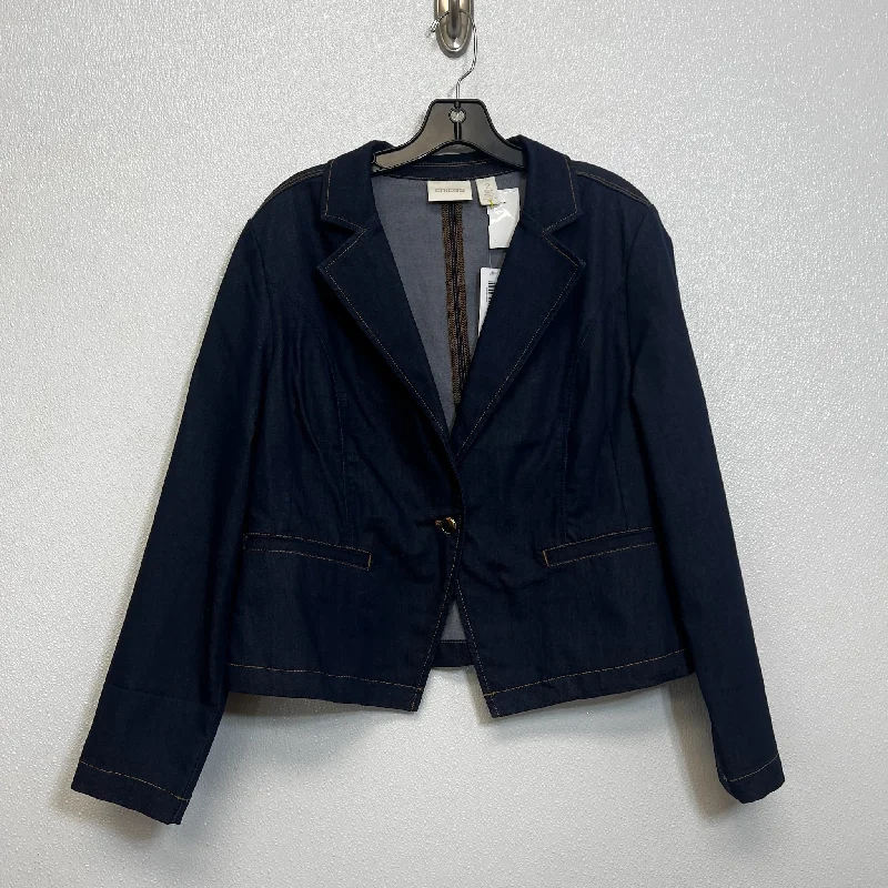 classic women's coatsBlazer By Chicos O In Denim, Size: L