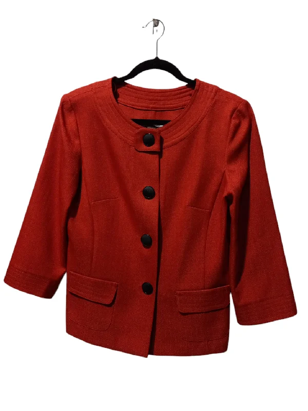 women's coats for petite womenBlazer By Dressbarn In Orange, Size: 8