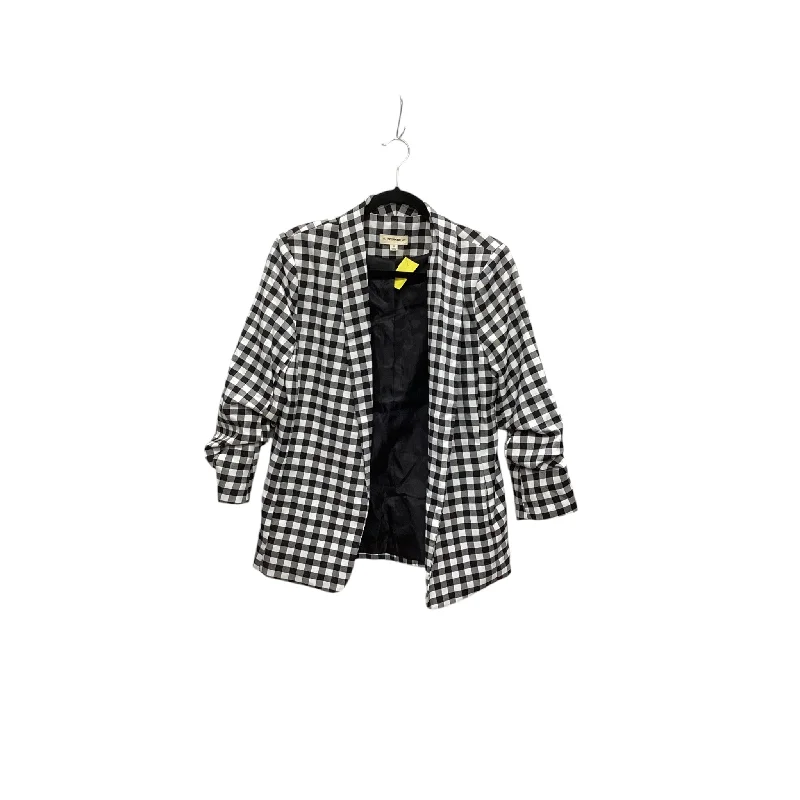 women's down coatsBlazer By Eesome In Checkered Pattern, Size: S