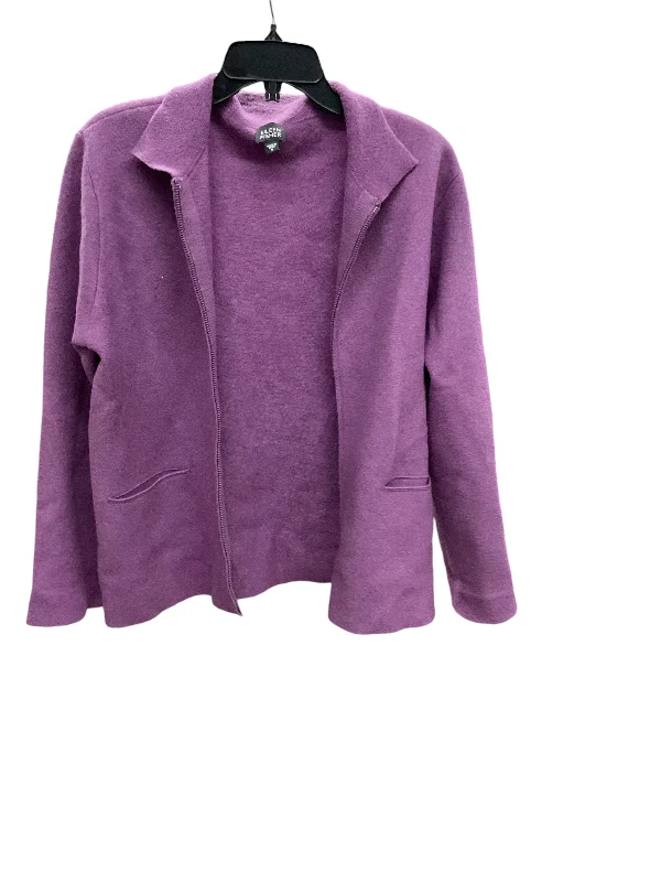 women's coats for cold weatherBlazer By Eileen Fisher In Purple, Size: S