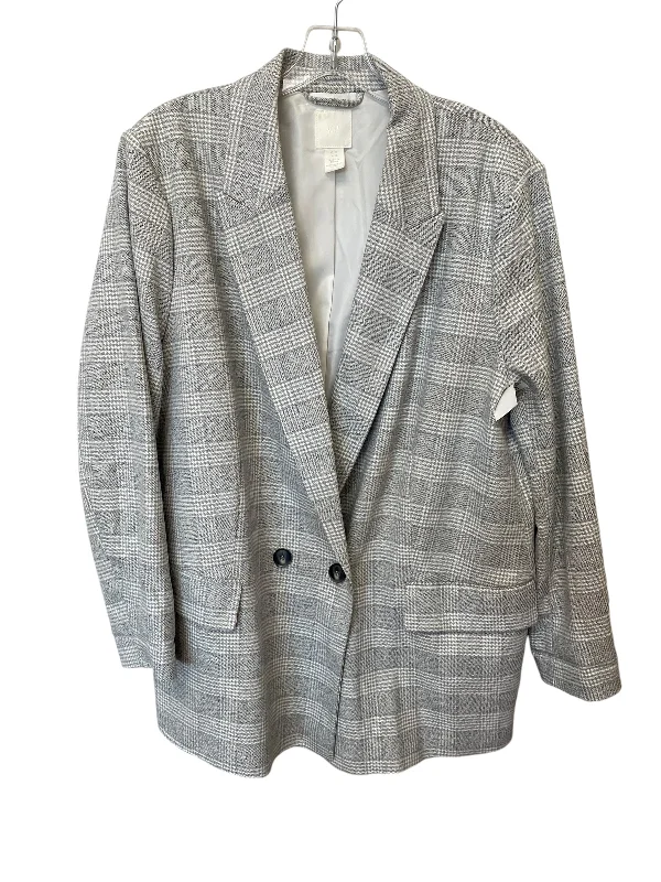 women's coats for day-to-night transitionsBlazer By H&m In Grey, Size: Xl