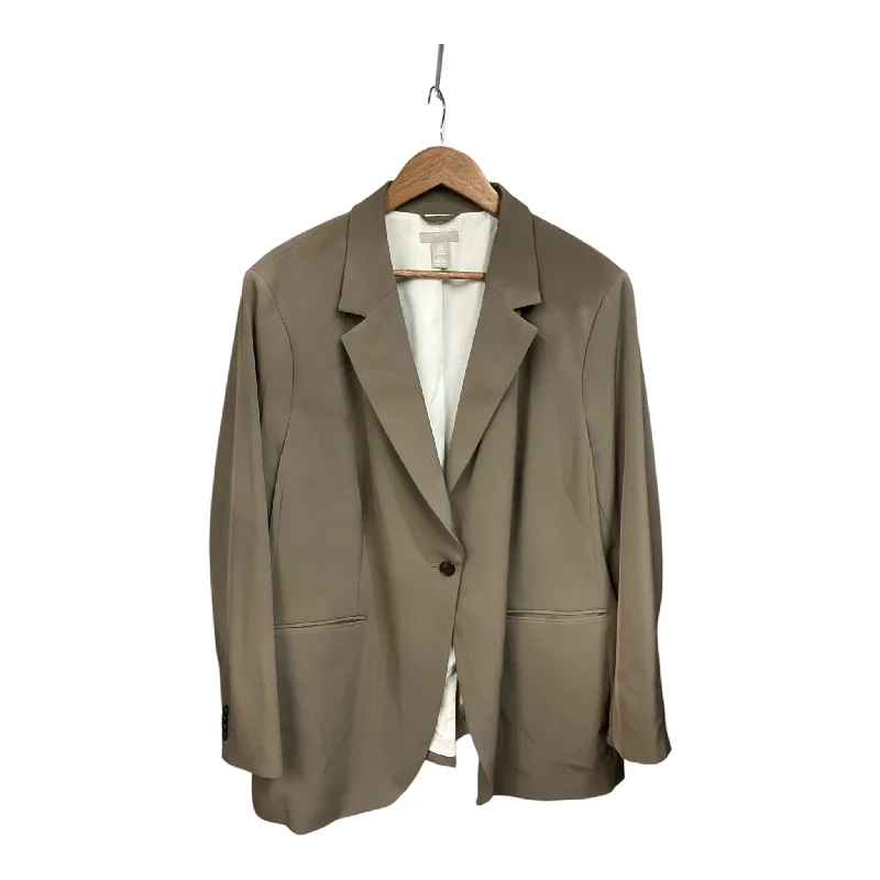 trendy women's coatsBlazer By H&m In Tan, Size: 2x