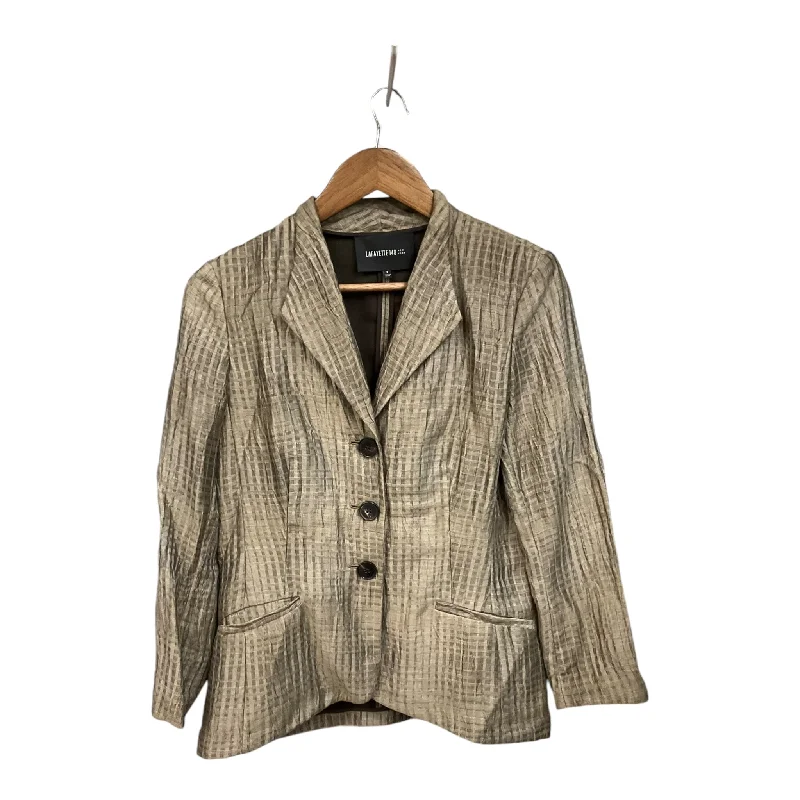 cozy women's coatsBlazer By Lafayette 148 In Taupe, Size: S