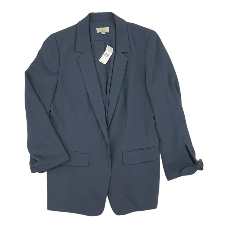 women's coats with belted waistsBlazer By Loft In Blue, Size:M