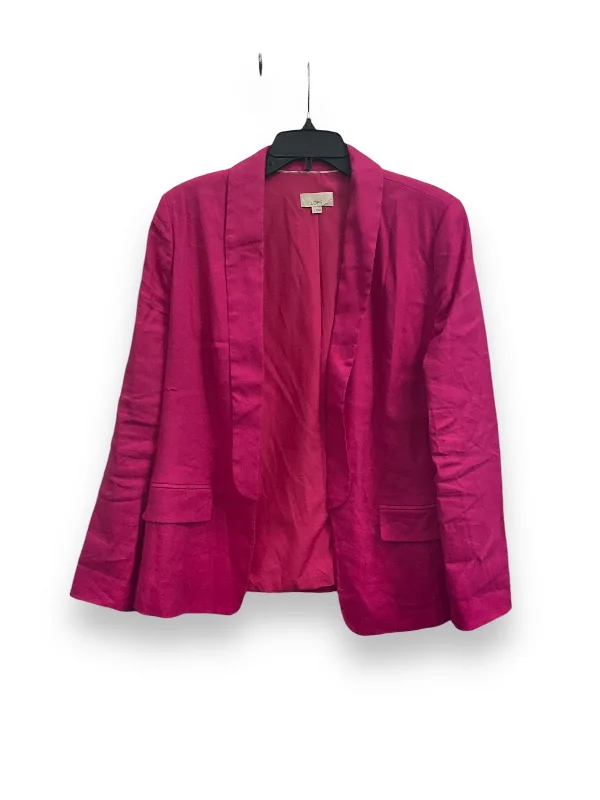 women's coats with zippersBlazer By Loft In Pink, Size: 8