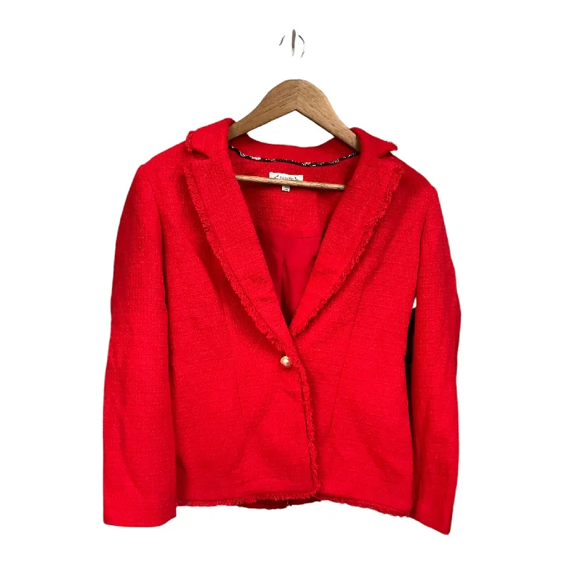 chic women's coats for winterBlazer By Nanette Lepore In Red, Size: S