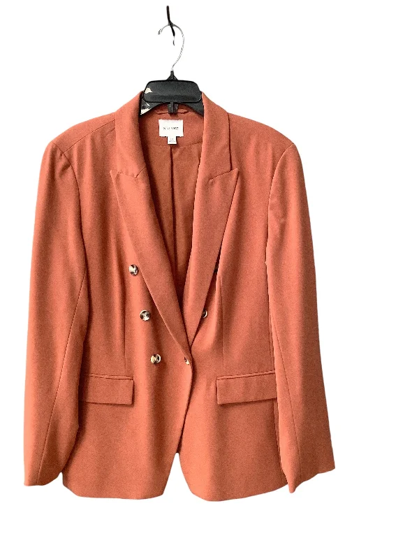 women's coats for minimalist aestheticsBlazer By Nine West In Salmon, Size: 18