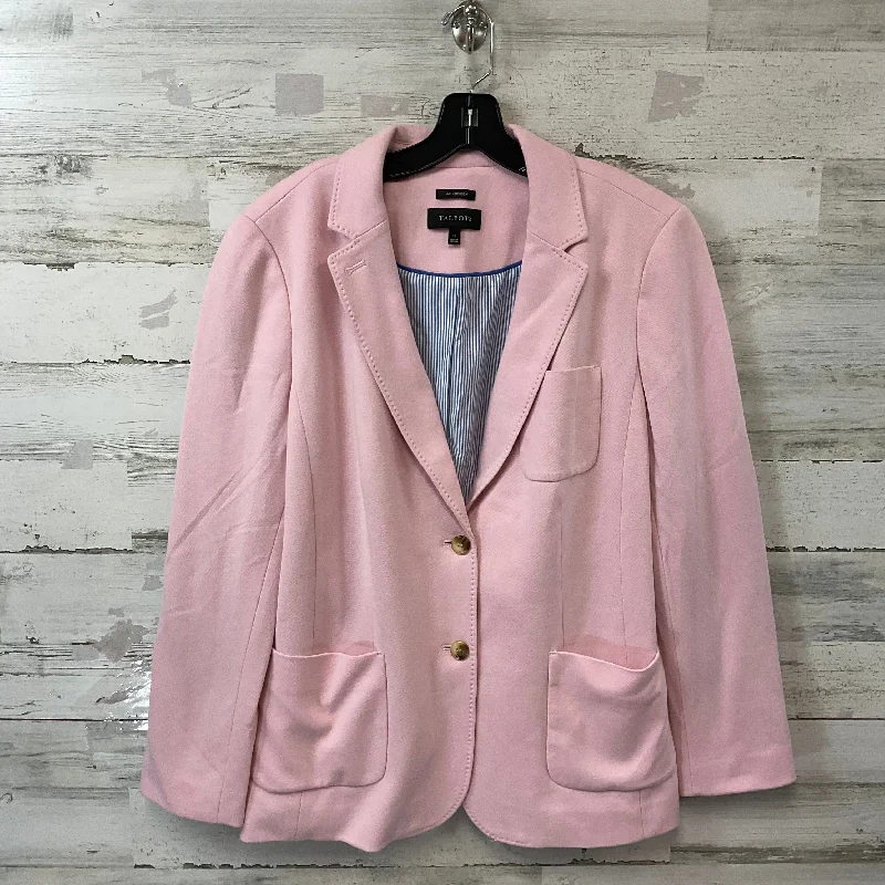 casual women's coatsBlazer By Talbots In Pink, Size: 1x