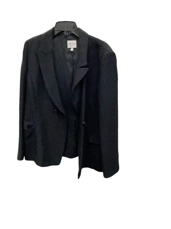 affordable women's coatsBlazer Designer By Armani Collezoni In Black, Size: 16